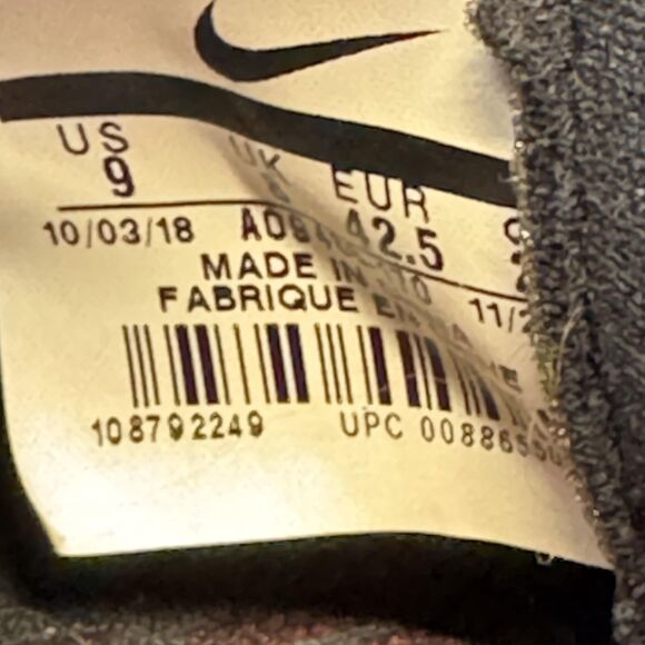 Nike Mercurial Neymar Shoes Mens Size 9 White Black Soccer Cleats FG AO9466-170 - Picture 9 of 10